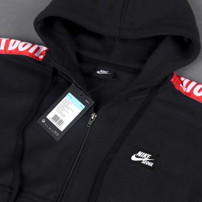 NIKE SEOUL TAPED HOODIE ZIP | JUMPER RUNNING | JAKET NIKE ORIGINALS - M