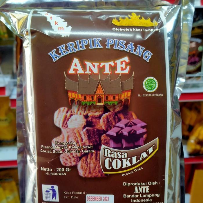 Keripik Pisang ANTE Lampung - durian