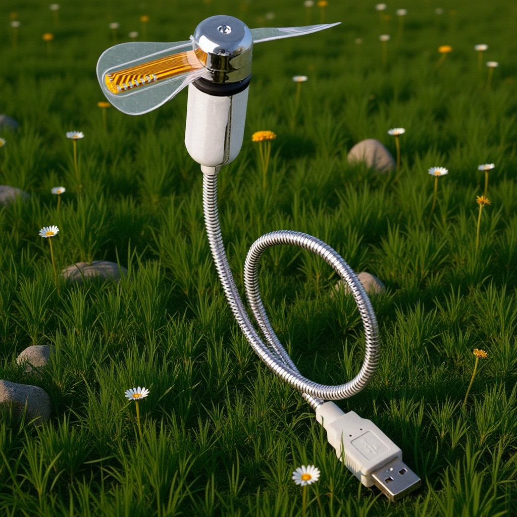 Mini USB Powered Fan for Pc Laptop Tablet Flexible Gooseneck Air Blower Portable Desktop Cooling Dev