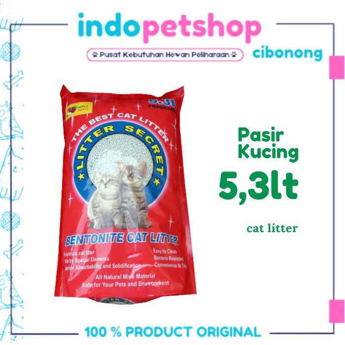 Pasir Bentonite Cat Litter Secret 5.3 Liter