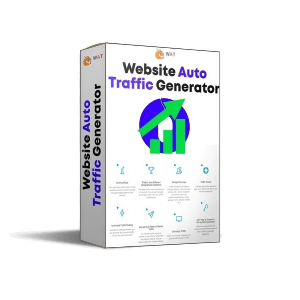 WEBSITE AUTO TRAFFIC Generator ULTIMATE - SEO Tools Visitor WAT