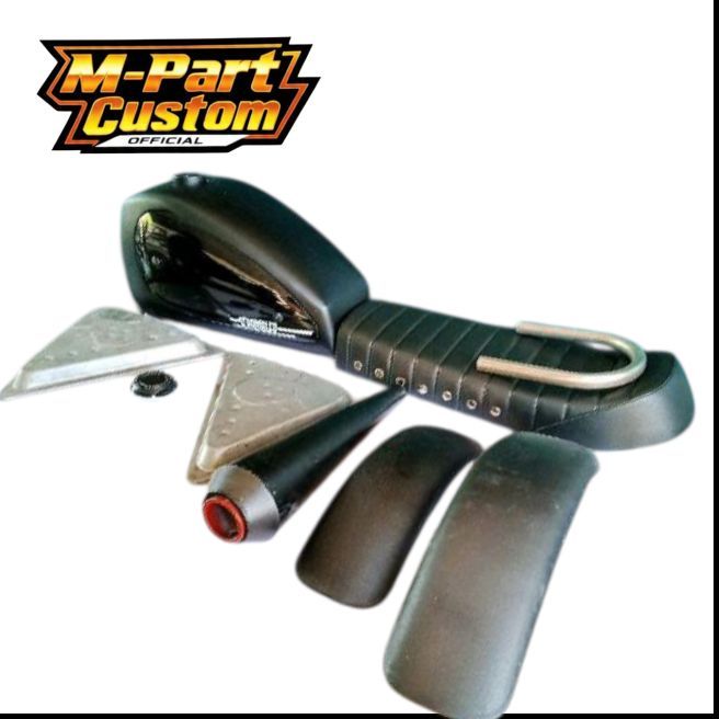 Paket Tangki Motor MOTOR SCRAMBLER KOMPLIT PAKET CUSTOM SCRAMBLE PREMIUM BLACK / BODY SET CUSTOM PNP