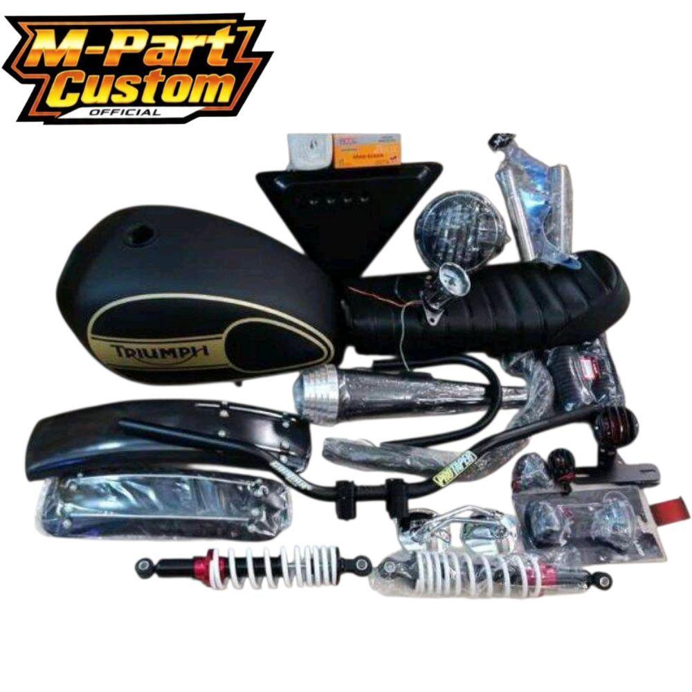 Paket Tangki Motor Paket Murah Komplit Japstyle Bobber Scrambler Motor Custom Japstyle Lengkap Kompl