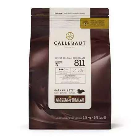 CALLEBAUT DARK CHOCOLATE COUVERTURE 54% (CALLEBAUT 811)