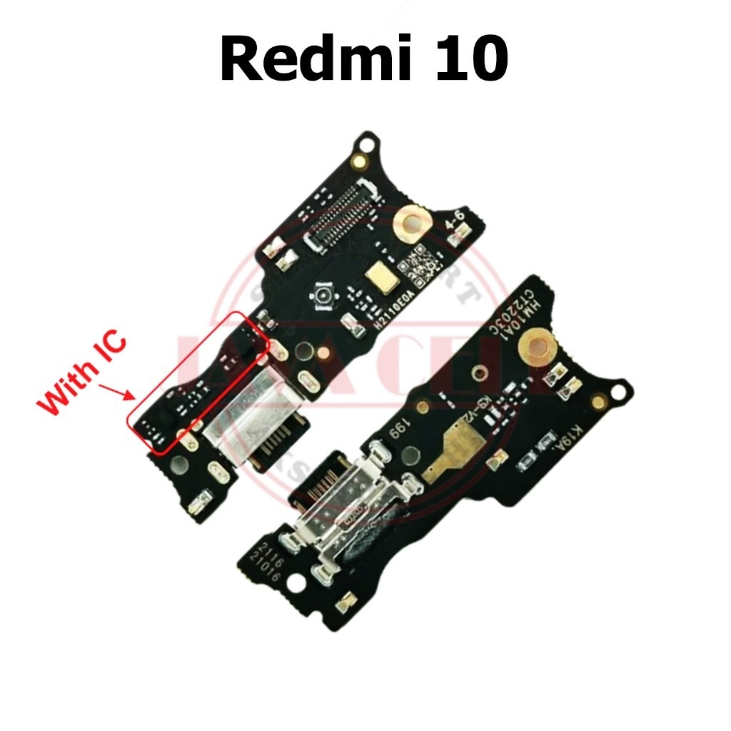 Flexible Konektor Charger + Mic Xiaomi Redmi 10 Original