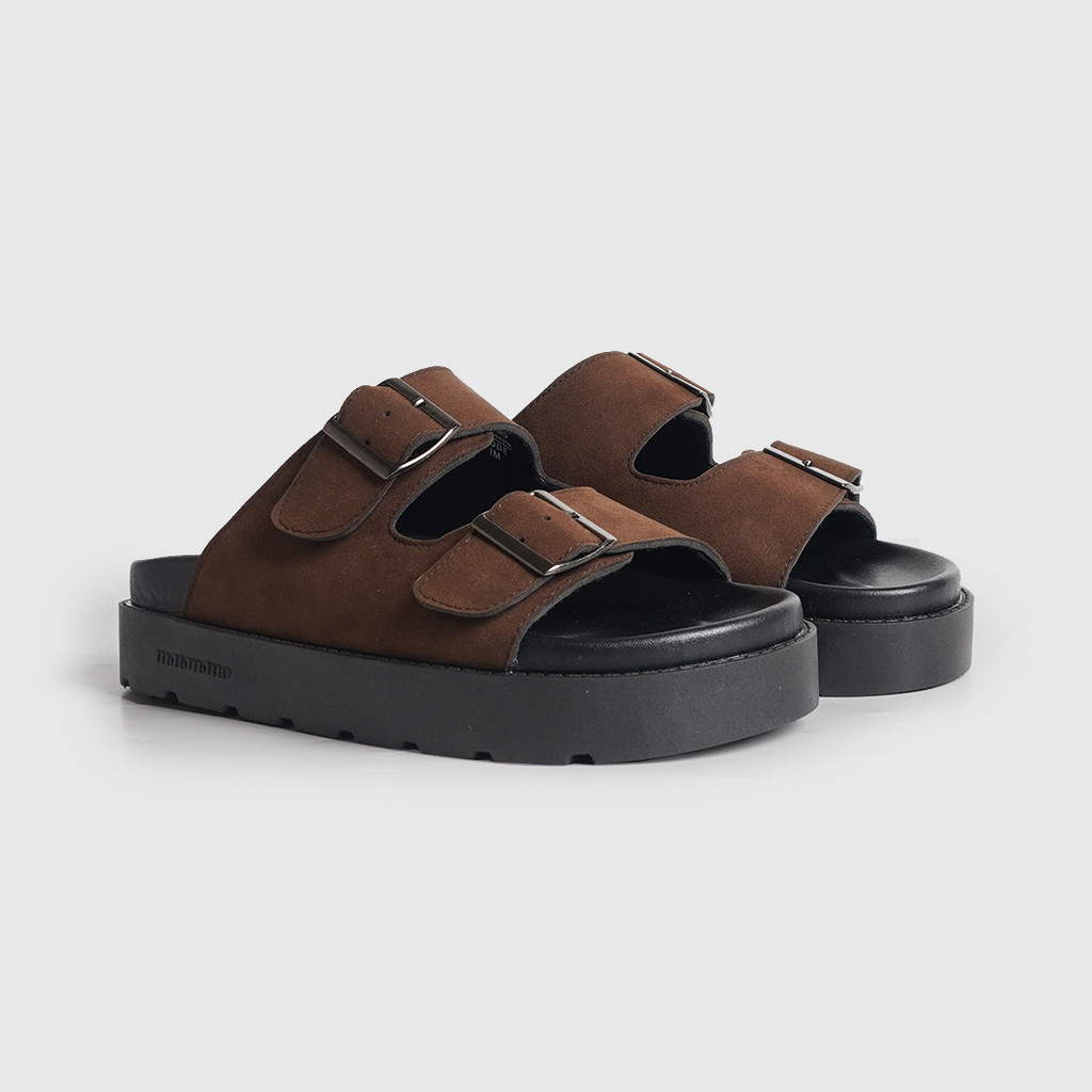 Mimosabi- Sandal Wanita Platform | Haura Mahogany Evo