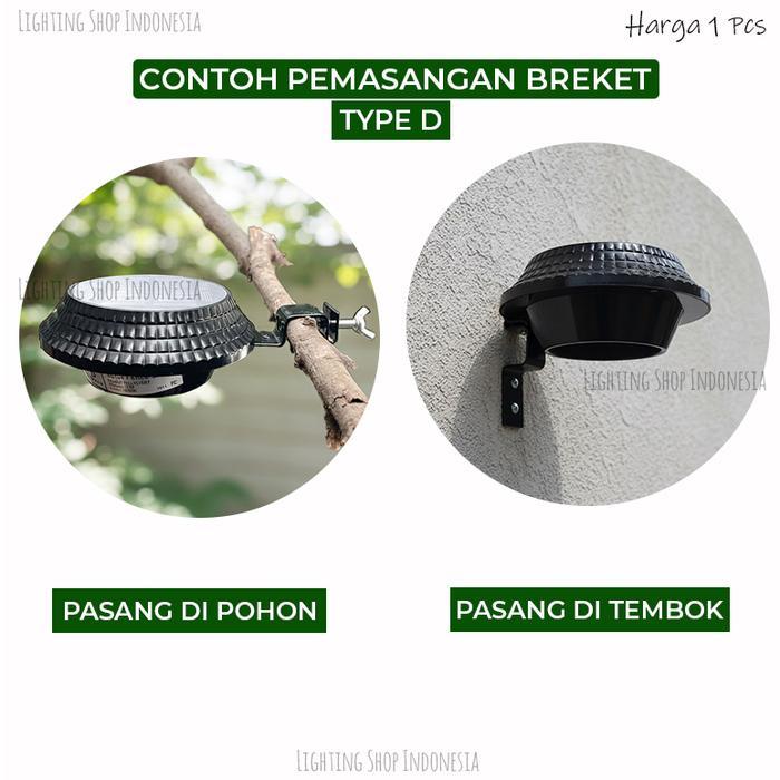 H-297 H298 Lampu dinding solar cell led sensor tenaga surya waterproof warm white - Tipe A - Warmwhi