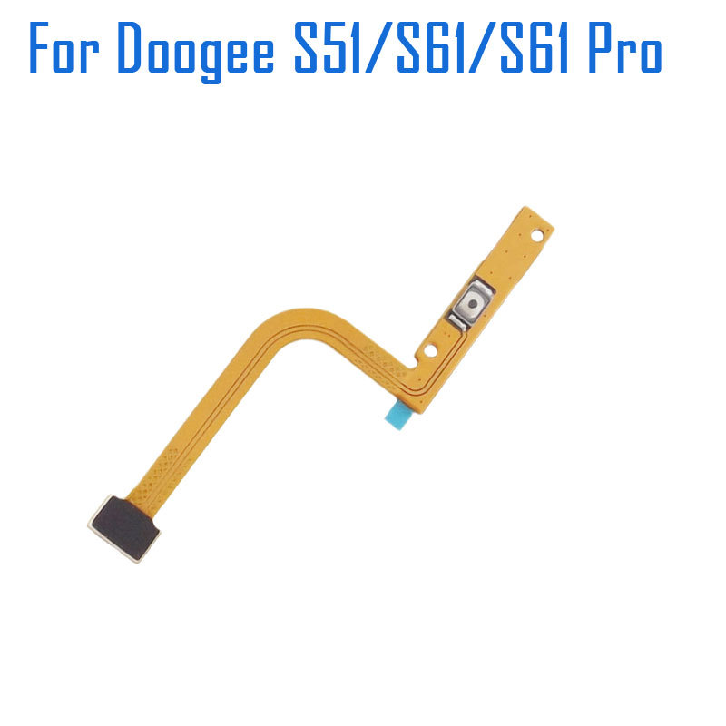 Kabel Fleks Tombol Kustom Asli Baru DOOGEE S51 S61 Pro Aksesoris FPC Untuk Ponsel Pintar DOOGEE S51 