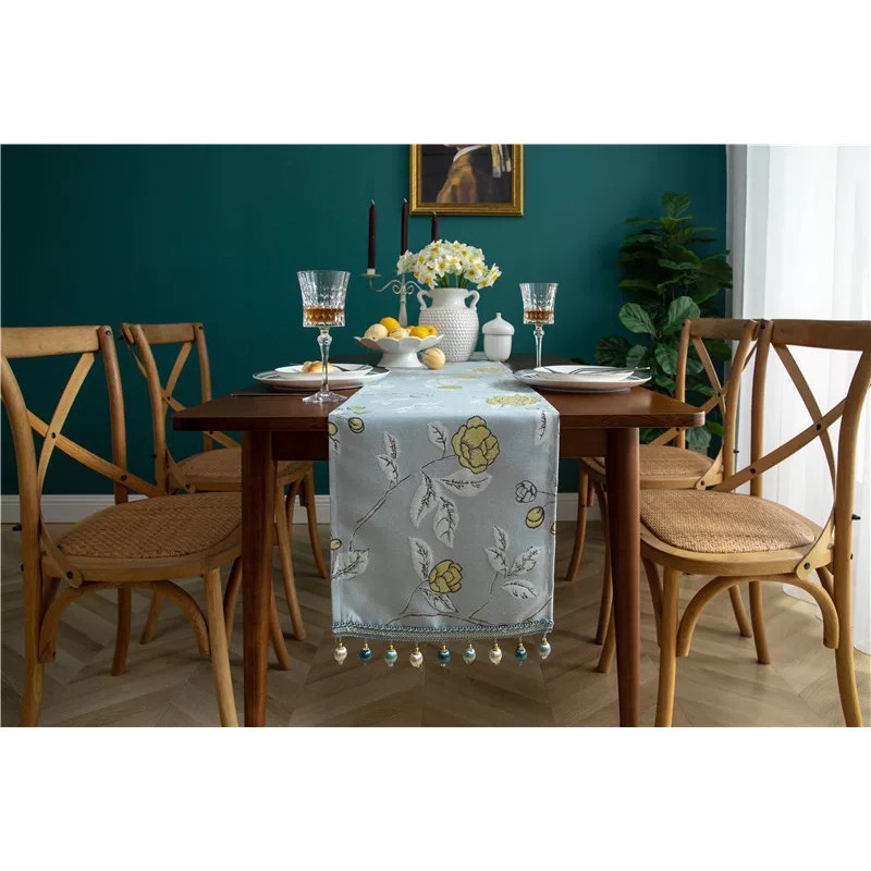 (OLVERA) taplak  meja runner nuansa modern nordic varian 2