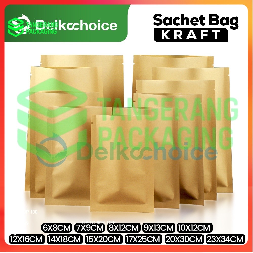 Kemasan Kraft Paper Sachet Drip Bag Powder Saset Bag