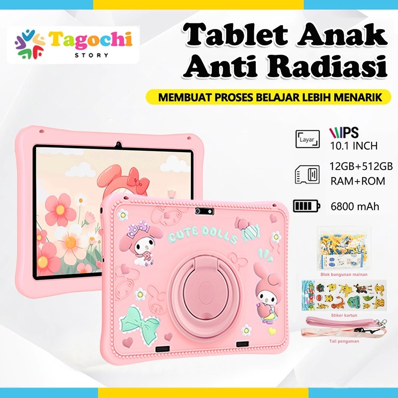 TAGOCHI Tablet Anak Baru 7.1 inch (RAM 8GB+ROM 256GB) Tablet Android Edukasi FHD+ Eye Comfort Displa