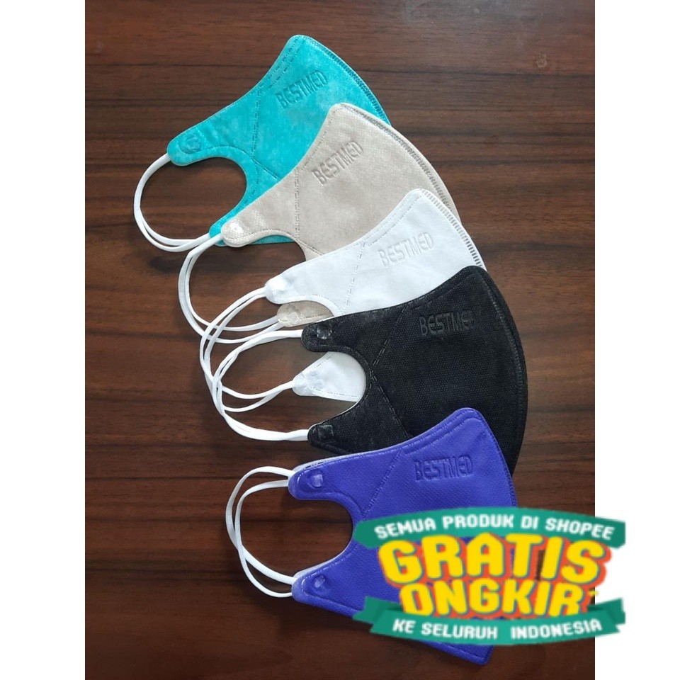 BEST MED - Masker Bestmed DUCKBILL Dewasa - Box isi 50/ pakaian pria lainnya