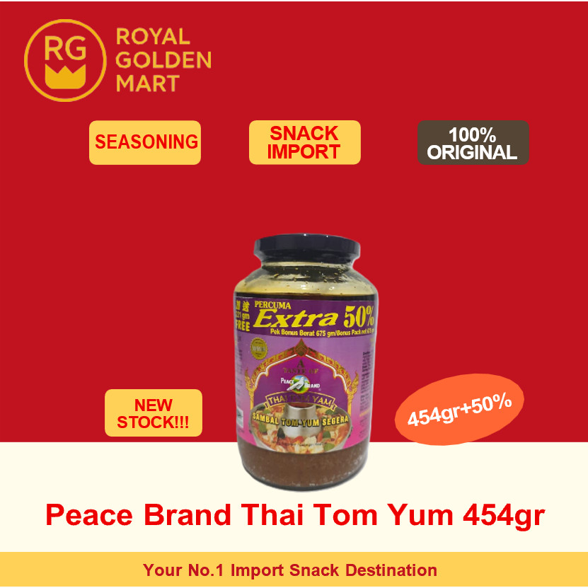 Thai Tom Yam Peace Brand / Paste Tom Yum / INSTANT TOMYUM / TOMYAM PASTE