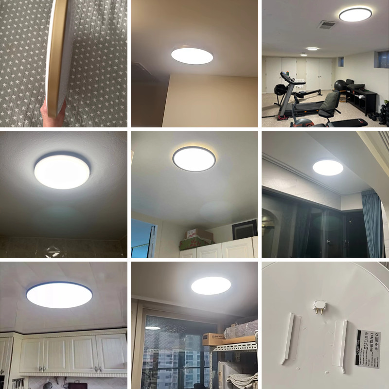 Waterproof Led Bathroom Lamp Ceiling Light Led Ceiling 18W 30W 40W Gold Ceiling Lamp Round For Kiten