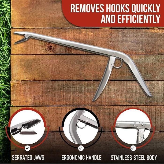 FSA Tang Panjang Alat Jepit Ular Hewan Pelepas Kait Kail Ikan Penangkap Liar Penghilang Kaitan Multi