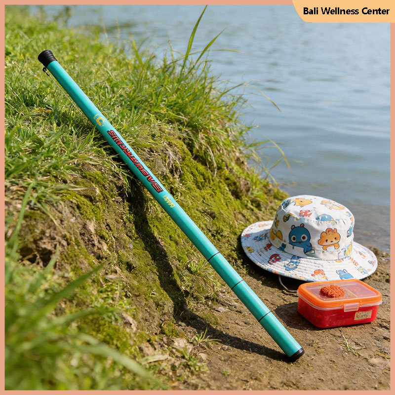 Joran pancing anak-anak, joran tangan, set lengkap untuk anak-anak, joran ikan mas koki, joran ikan 