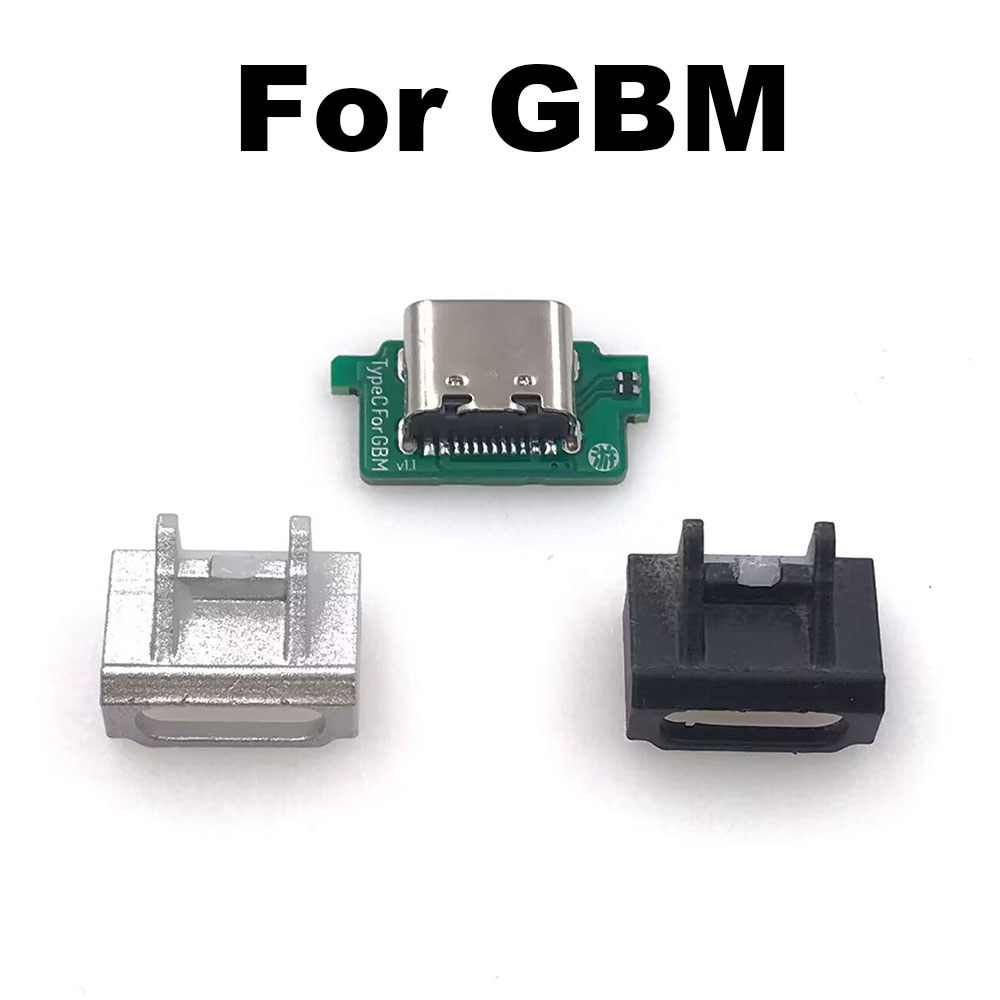 1-10set Y For Nintendo GBM arging Port Replacement Convert to USB-C Mod USB Type C arging Socket