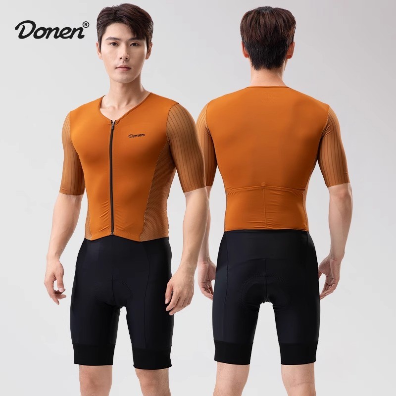 Celana Pendek Sepeda Dane, Setelan Sepeda, Jumpsuit Bersepeda Pria, Skinsuit Balap untuk Bersepeda, 