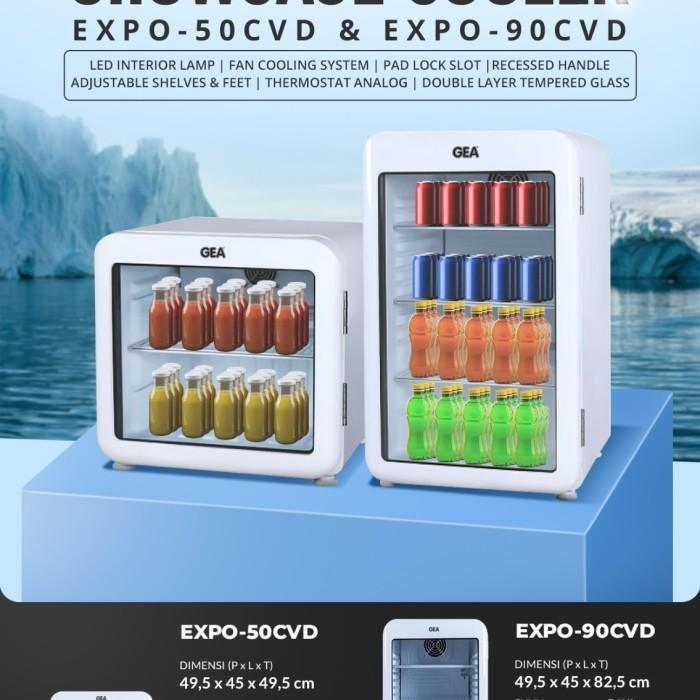 Showcase Mini Gea EXPO-90CVD Display Cooler 95 Liter 110 Watt