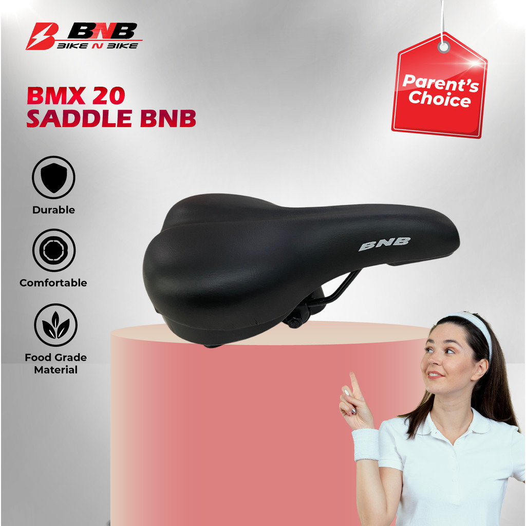 Jok Sadel Sepeda Dewasa MTB BMX LIPAT Empuk Tebal Shock Absorber