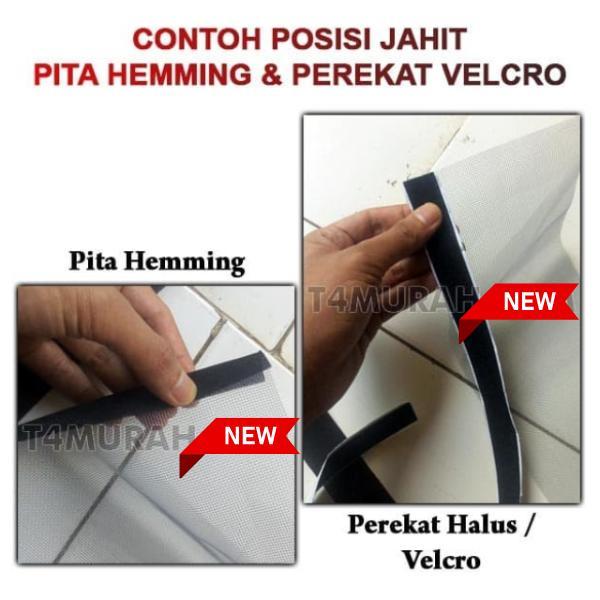 Kasa Anti Nyamuk Plastik HDPE Kelambu Ventilasi Udara - Paket 1 Meter