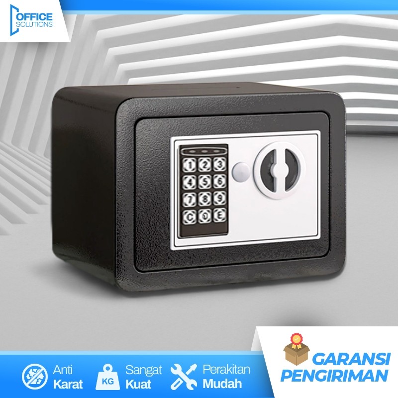 Brankas Mini Kunci PIN Brankas Mini Electric Brankas Uang Dan Emas Safety Deposit Box Manual