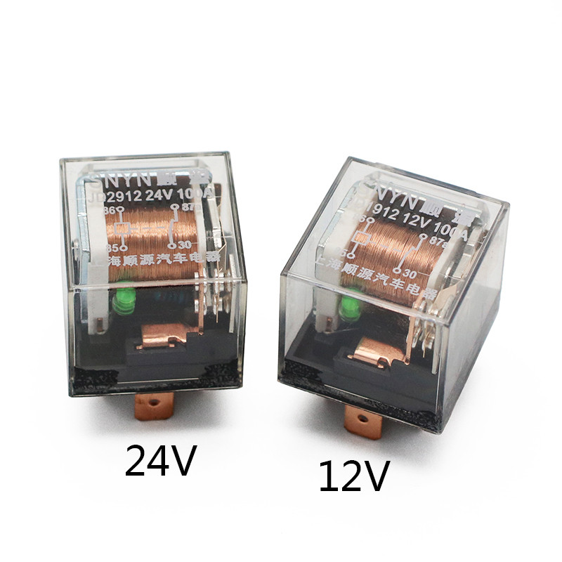 1pcs Automotive Relay 12V 100A 5Pin SPDT High Capacity Switing Car Control Device Car Relays DC 24V