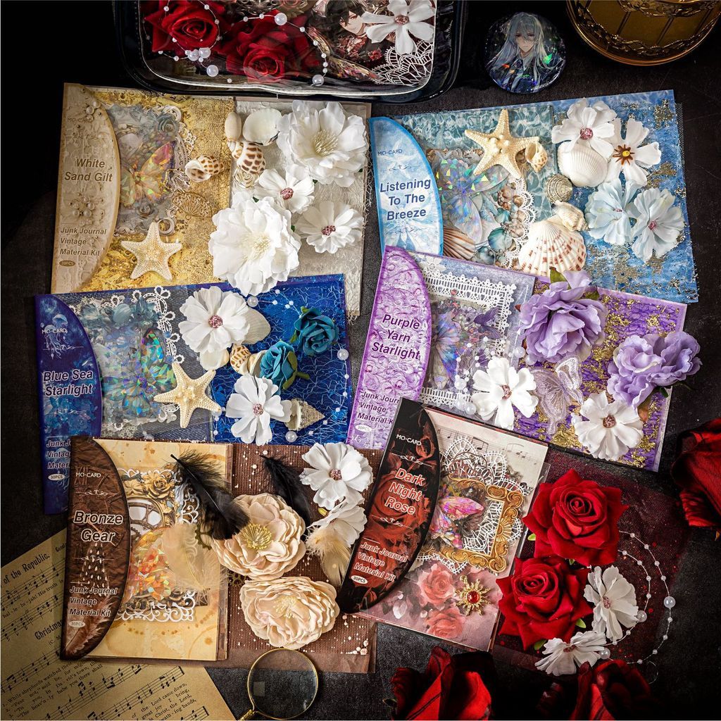 30pcs Art Scrap Book DIY Itabag Material Aksesoris Dekorasi Itabag Lucu Lengkap Bag Accessories