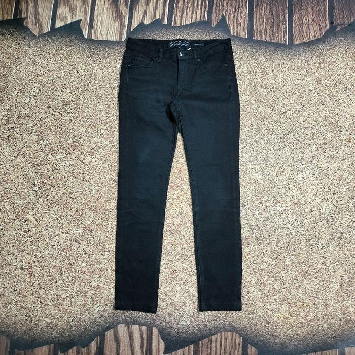 celana panjag jeans hitam CLRIDE N celana denim stretch bahan melar murah bagus size 27