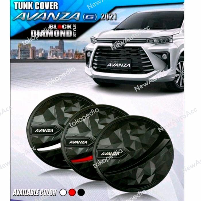 Tank Cover Hitam Doff Avanza 2022