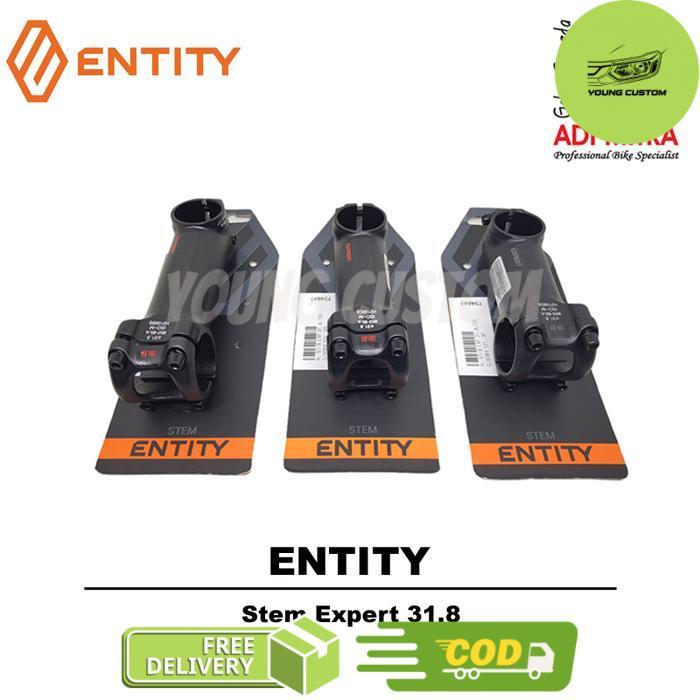 Entity Expert Stem Sepeda - Black Grey, 100mm