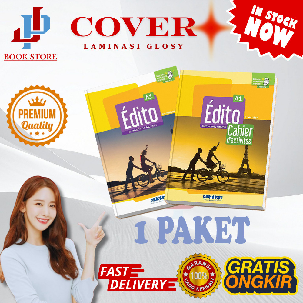 Buku Belajar Bahasa Francis Edito A1-C1 Cahier Livre Full Color