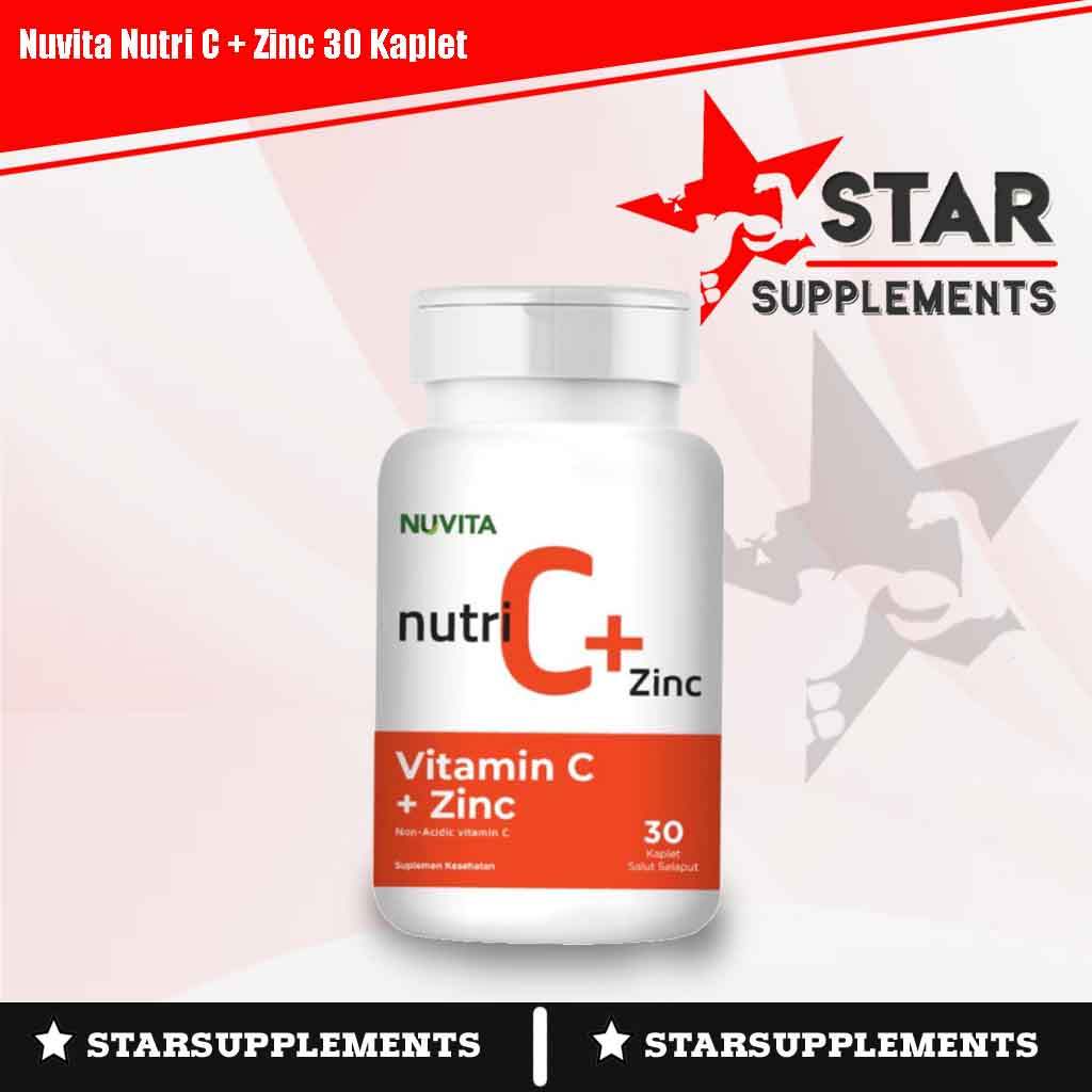 Nuvita NUTRI C + ZINC (Vitamin C + Zinc) 30 Kaplet
