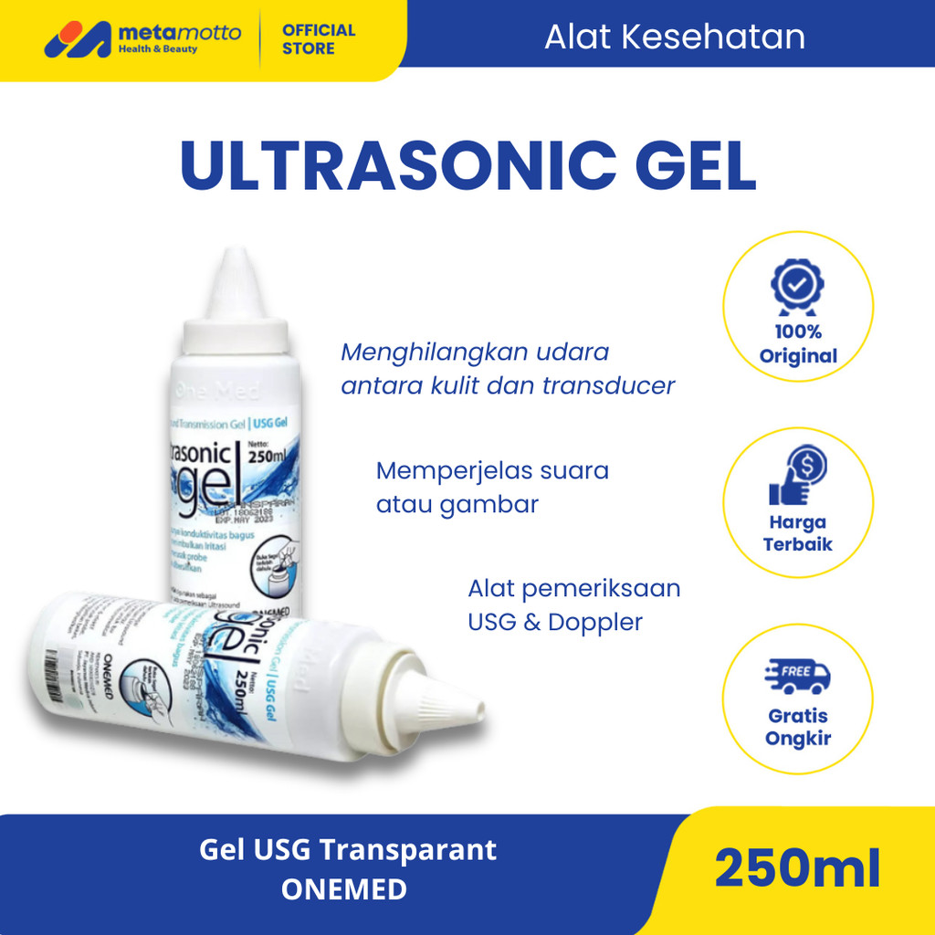 Onemed Ultrasonic Gel USG 250ml - Gel Transparan USG Doppler