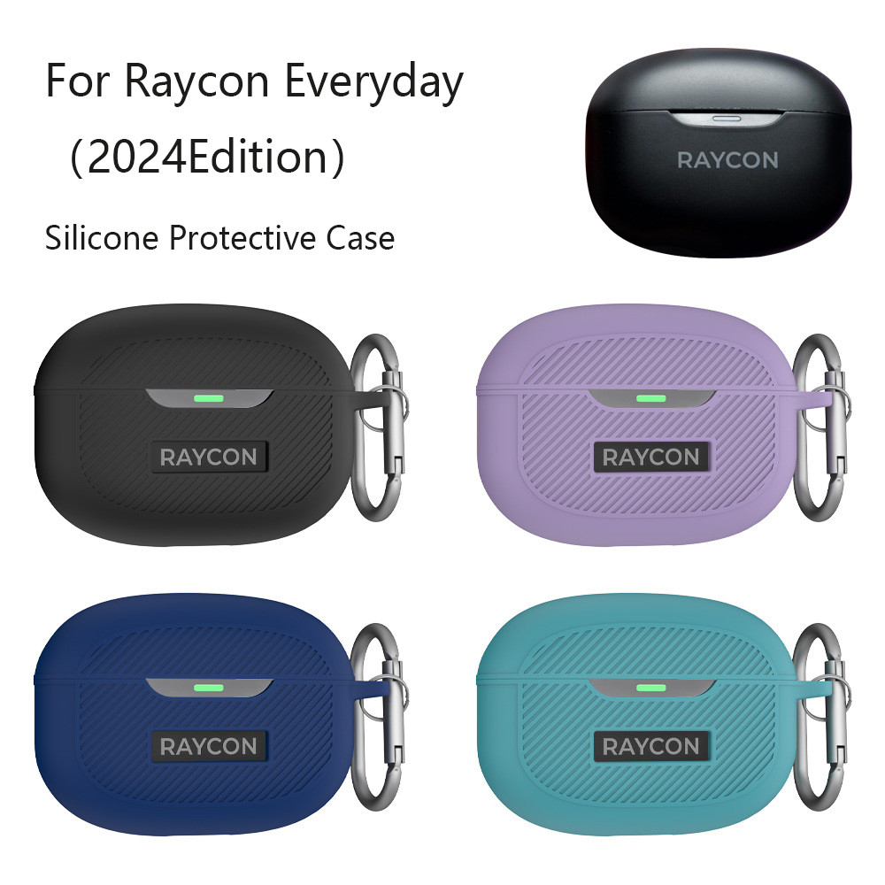 Silicone protective case for Raycon Everyday Earbuds (2024 Etion) Bluetooth headphones