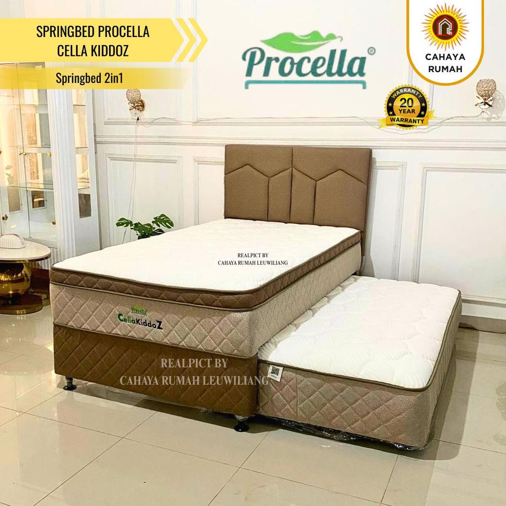 Cahaya Rumah Leuwiliang - Springbed Procella Cella KiddoZ/Kasur Sorong 2in1/Twinbed/Kasur Anak/Full 