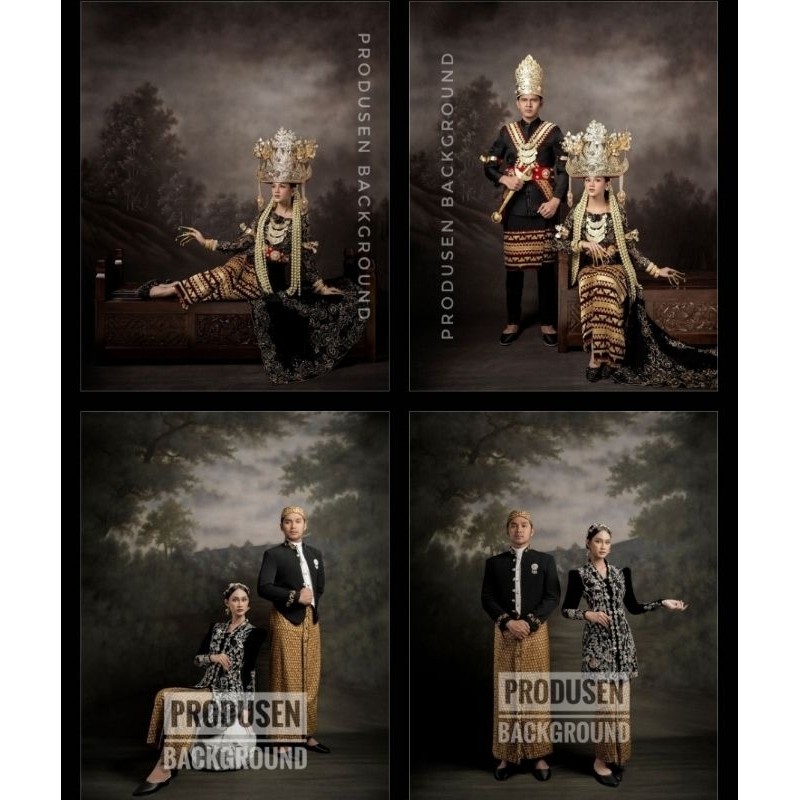 3x6m Kain Background Lukisan Pemandangan Backdrop Studio Foto