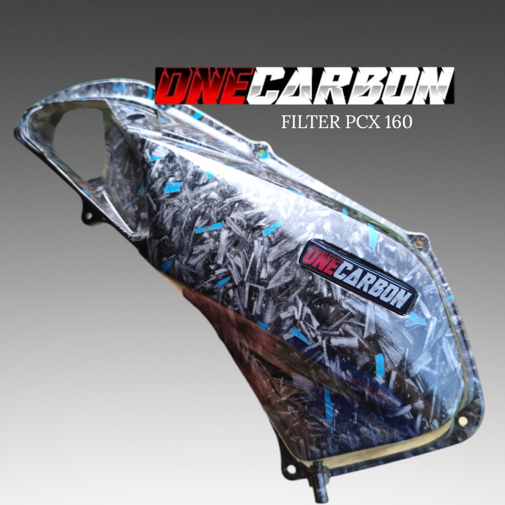 Forged Biru Tutup filter saringan udara PCX160 VARIO160 ADV160 ONECARBON VARIASI27