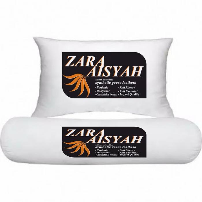GRATIS ONGKIR 1 Set Bantal dan Guling Zara Aisyah Bantal Guling Tidur Kepala Dewasa Hotel Bintang 5 