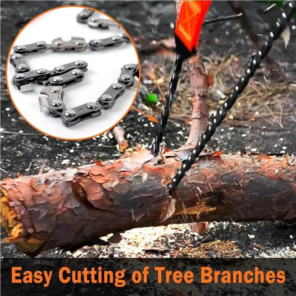 4 Styles Portable Survival Chain Saw Chaaws Emergency Camping Hiking Tool Pocket Hand Tool Pouch Out