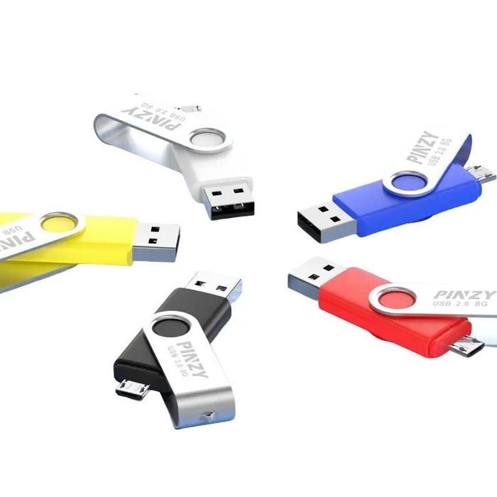 Reyfashion Store Flash Disk - Flasdisk - Flash Drive OTG PINZY 8GB USB 2.0/3.0
