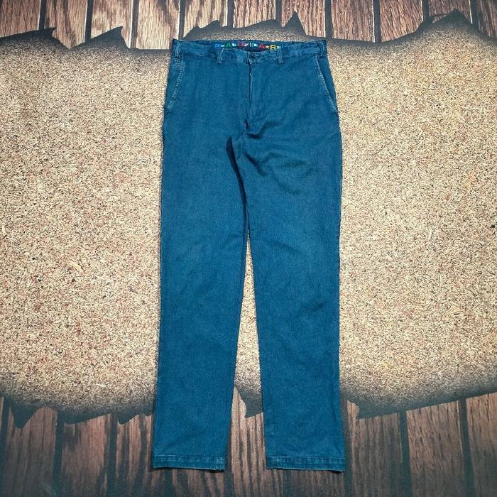 celana jeans biru PAUL & SHARK made in ITALY celana denim blue murah bagus casual size 33
