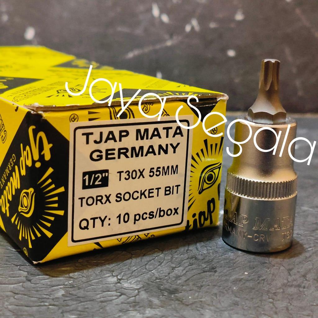 Mata sok bintang T30 Kunci sock bintang 1/2" T25 1/2 inch