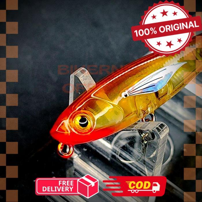 WTD CONIA lure umpan casting pancing hampala gabus toman laut sungai muara - ORANGE