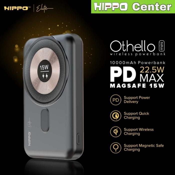 Hippo Power Bank Othello 5 Mini PD 22,5W 10000Mah MagSafe Wireless 15W - PB