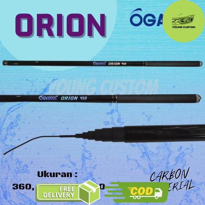 Joran Tegek Carbon OGAWA ORION Panjang 360 450 540 630 - 360 -young