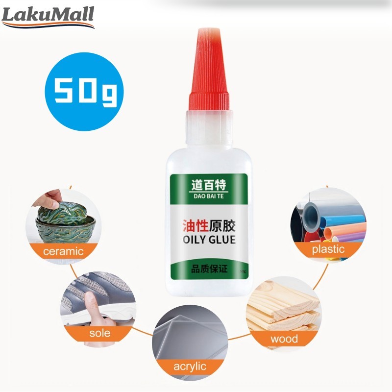 Lem Setan 50gr Super Kuat Untuk Kayu Keramik Karet Dan Besi - Super Glue Serbaguna Cepat Kering