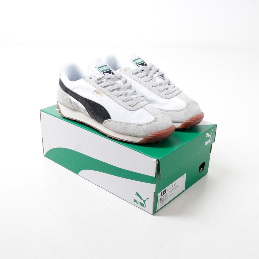 Sepatu Puma Easy Rider Vintage Putih Hitam Pria