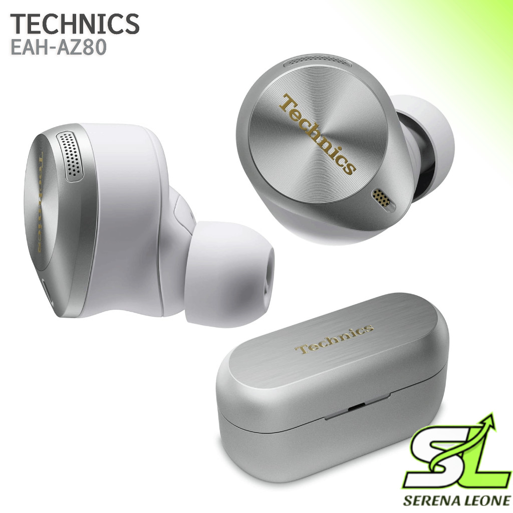 Technics EAH-AZ80 Earbuds TWS True Wireless Bluetooth with Advanced Noise Cancelling, 3 Device Multi