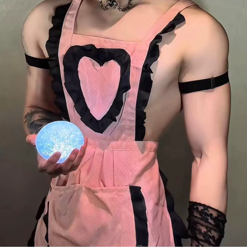 [Crush One] Seksi Kepala Pelayan Seragam Pria Cosplay Mengatur Pakaian Dalam Pembantu Menggoda Dewas